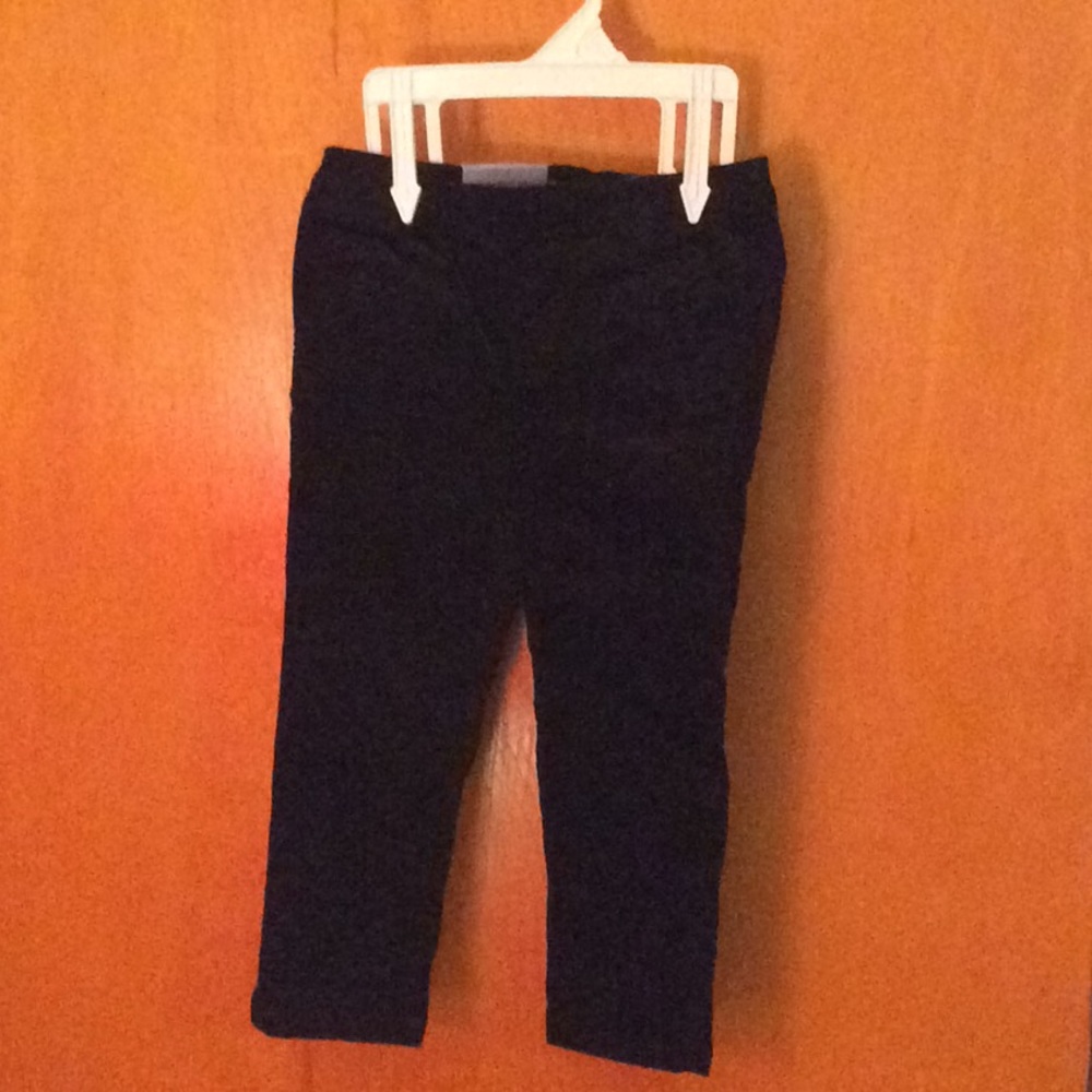 Baby Gap velvet black pants 3T